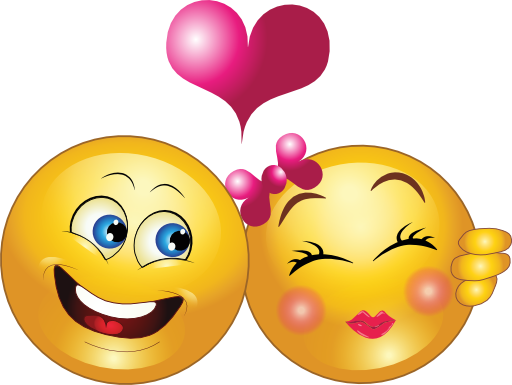 Adorable Smiley Couple   Facebook Symbols And Chat Emoticons
