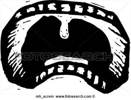 Clipart Of The Scream Mh Screm   Search Clip Art Illustration Murals