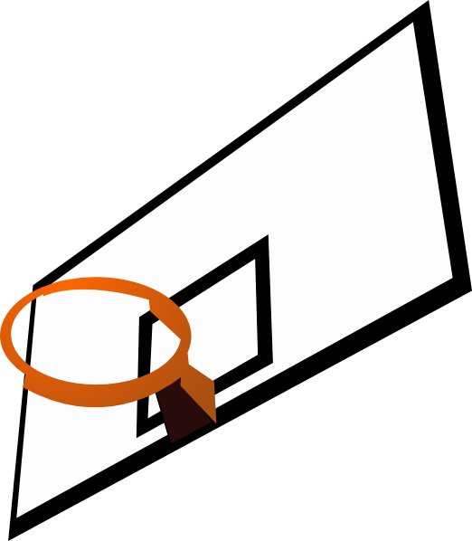 Basketball Court Clipart  Basketball Rim Clip Art