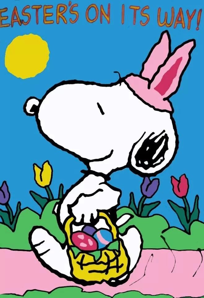Easter Snoopy   Peanuts   Pinterest
