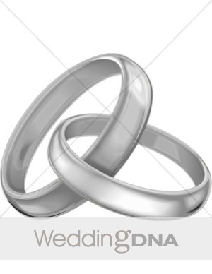 Silver Wedding Bands Clipart   Wedding Ceremony Clipart