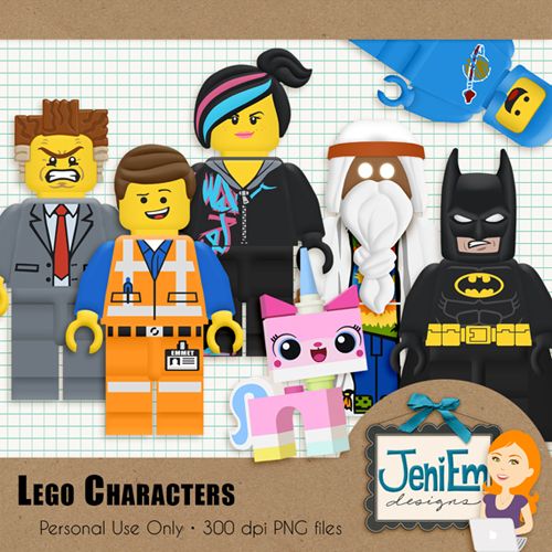 Lego Movie Characters Clip Art