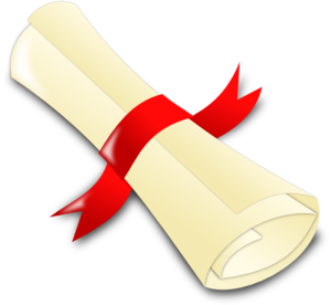Rolled Diploma Clip Art   Vector Clip Art Online Royalty Free