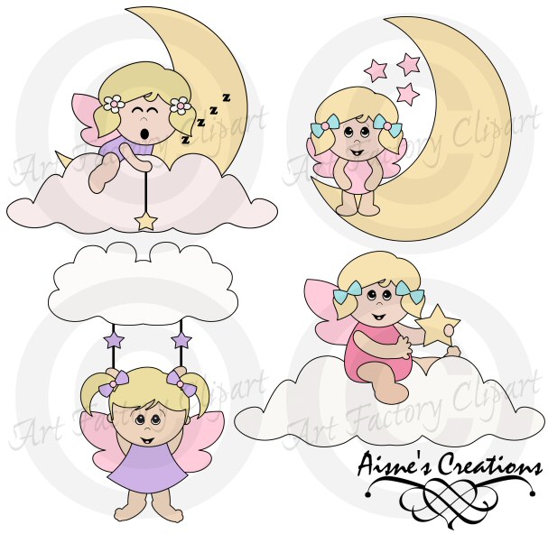 Angel Babies Clipart   Embroidery Delight   Your Source For All