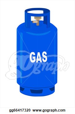 Clip Art   Propane Gas Cylinder   Vector Illustration    Stock