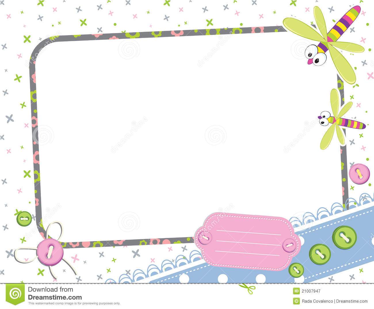 Free Baby Frame Templates Girl Baby Shower Invitation Ideas Girl Baby