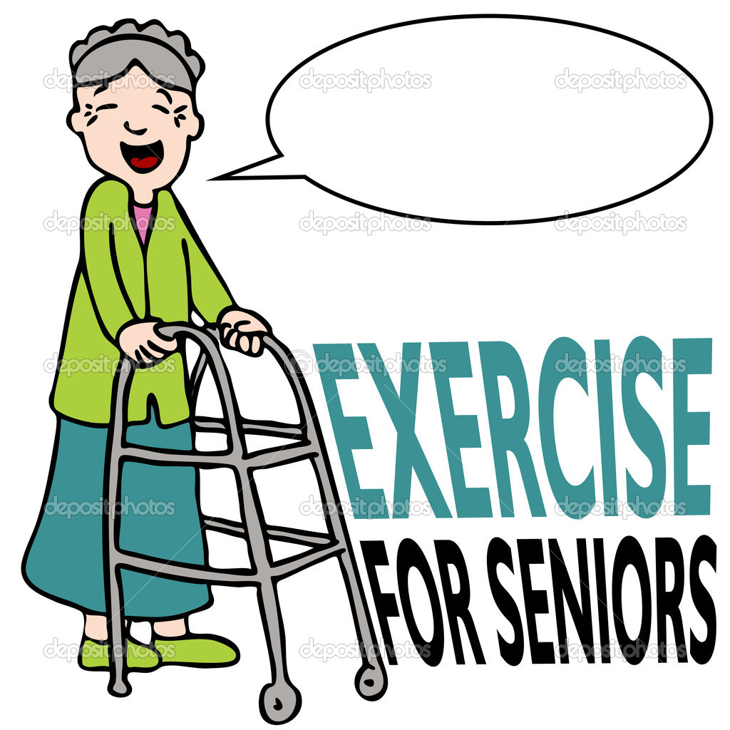Senior Exercise Clip Art