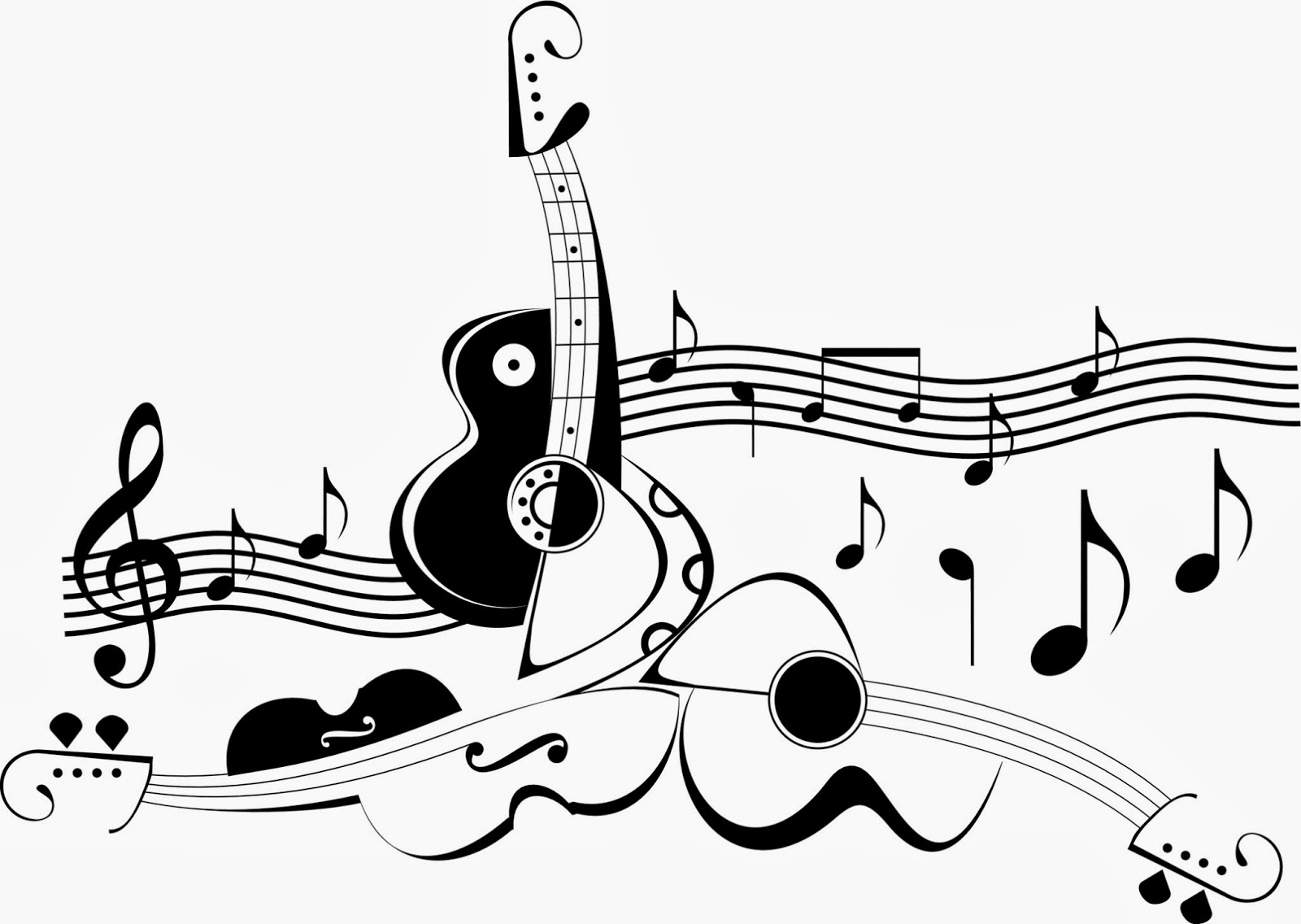 Tattoo Music Notes And Guitar Tattoos