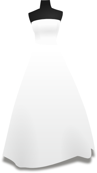 Wedding Bride Dress Clip Art At Clker Com   Vector Clip Art Online