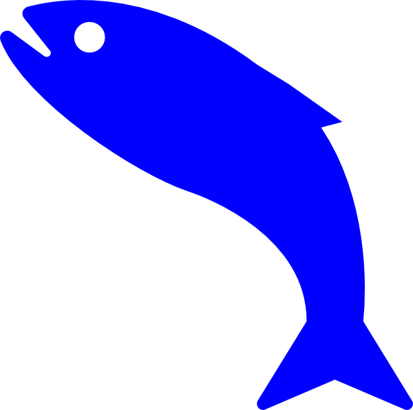 Blue Fish Clip Art At Clker Com   Vector Clip Art Online Royalty Free
