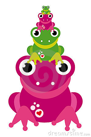 Frog Family Royalty Free Stock Photos   Image  4513388