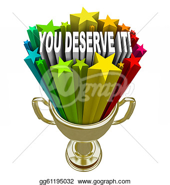 Gold Trophy Reward Recognition  Clipart Drawing Gg61195032   Gograph