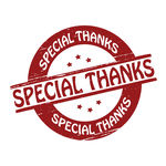 Special Thanks   Stamp With Text Special Thanks   