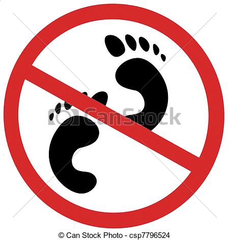 Stock Illustration   Do Not Step On Lawn Do Not Walk On Grass Sign