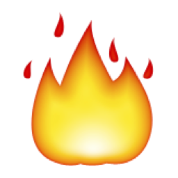 Fire Emoji  U 1f525 U E11d