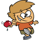 Cartoon Boy Throwing Water Balloon