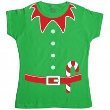 Ladies Christmas Elf T Shirt