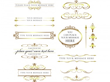 Vintage Diy Wedding Invitation Clip Art Gold Scrapbook Clipart
