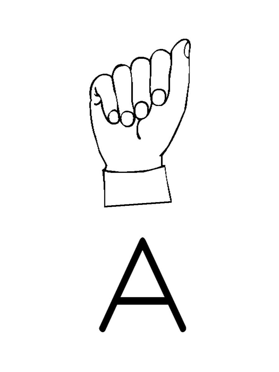 Clip Art   American Sign Language Posters And Worksheets Page 1