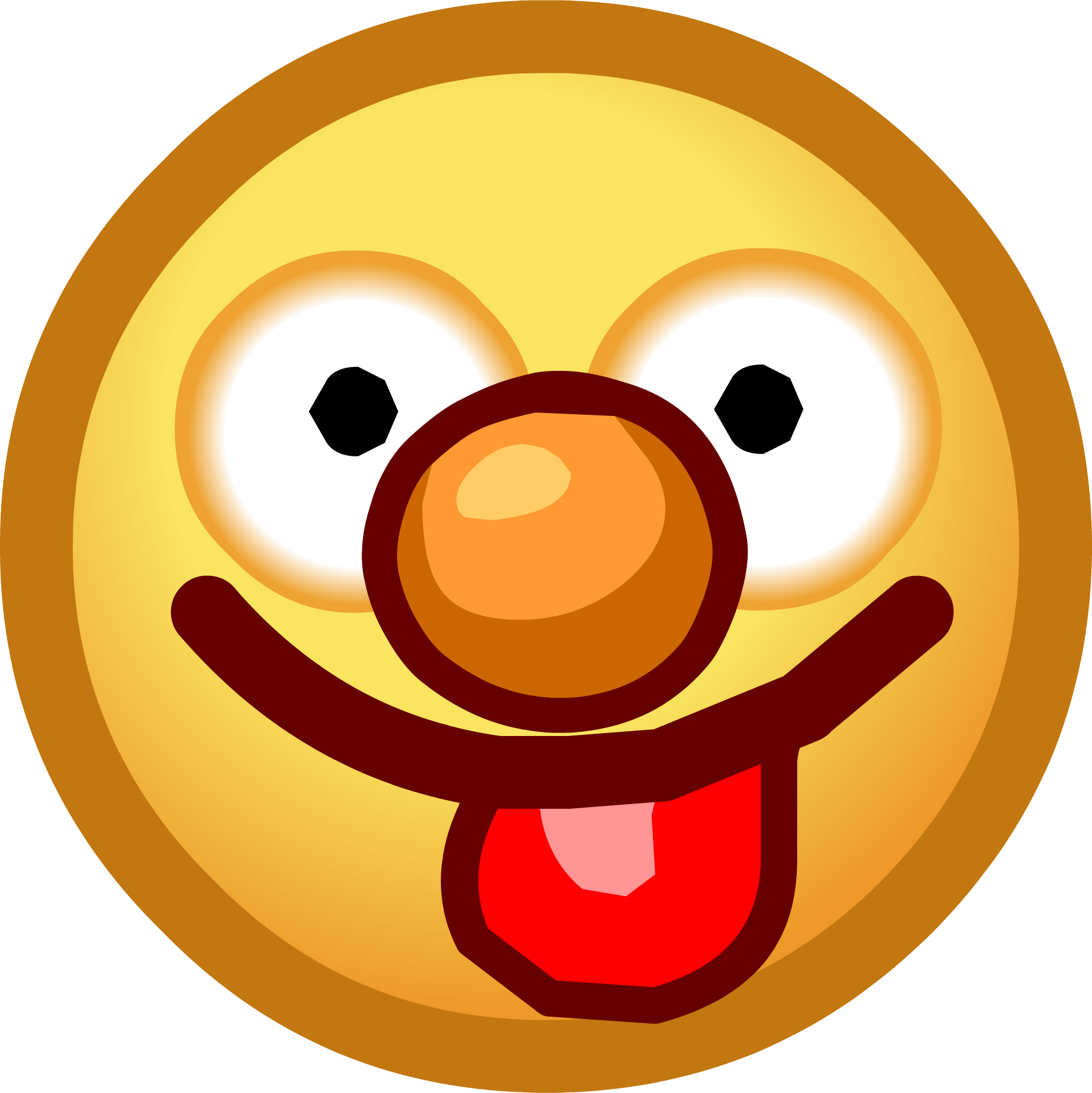 Smiley Face With Tongue Sticking Out Muppets 2014 Emoticons Tongue Png