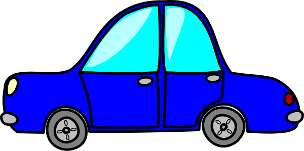 Cartoon Blue Car Clip Art At Clker Com   Vector Clip Art Online