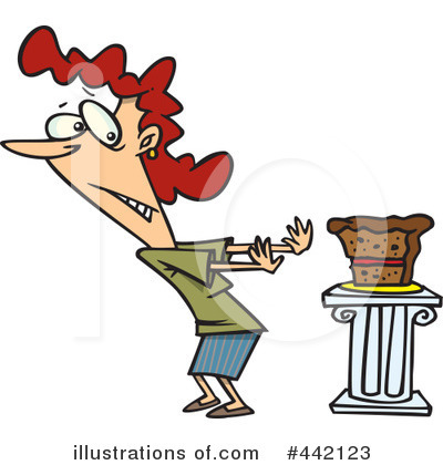 Dieting Clipart  442123 By Ron Leishman   Royalty Free  Rf  Stock    