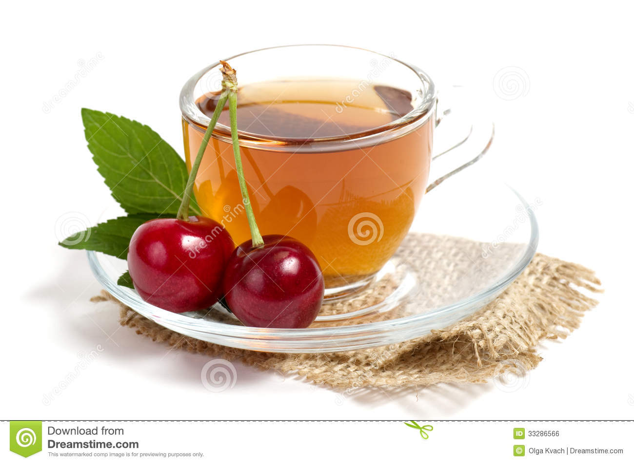 Fruit Tea In Cup Royalty Free Stock Image   Image  33286566