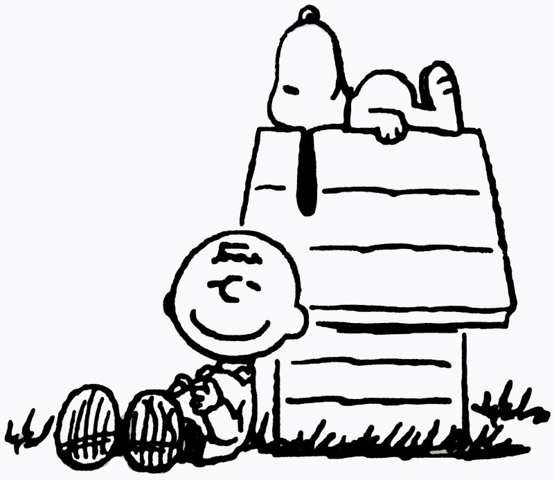 Charlie Brown And Snoopy Black And White 48470   Movdata