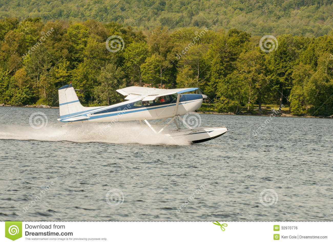 Float Plane Or Seaplane Taking Off Royalty Free Stock Image   Image