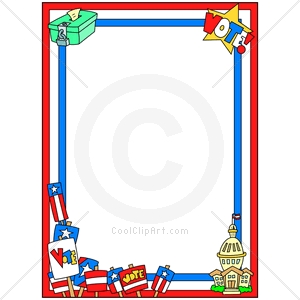 Coolclipart Com   Clip Art For  Borders Election Day   Image Id 131039