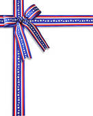 Patriotic Border Stars And Stripes   Royalty Free Clip Art