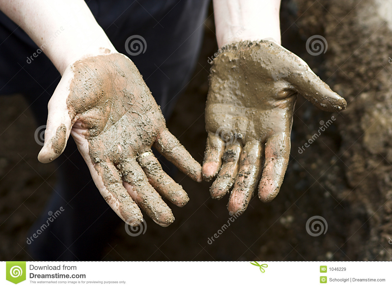 Dirty Hands Royalty Free Stock Images   Image  1046229