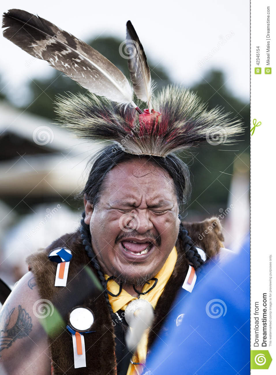 Elder Indian Drummer Singing Editorial Stock Image   Image  42345154