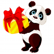 Panda Wildlife Eat Chinese Food Wild Graphic Rice Clipart China Bear