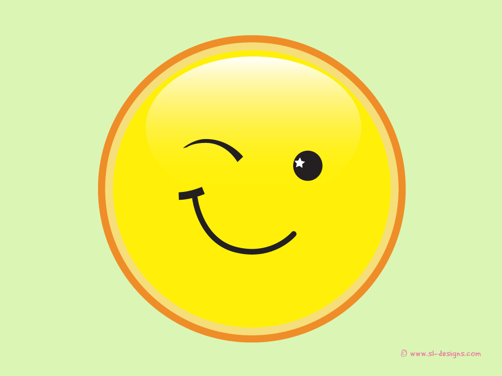 Smiley Faces Winking Eye   Clipart Best