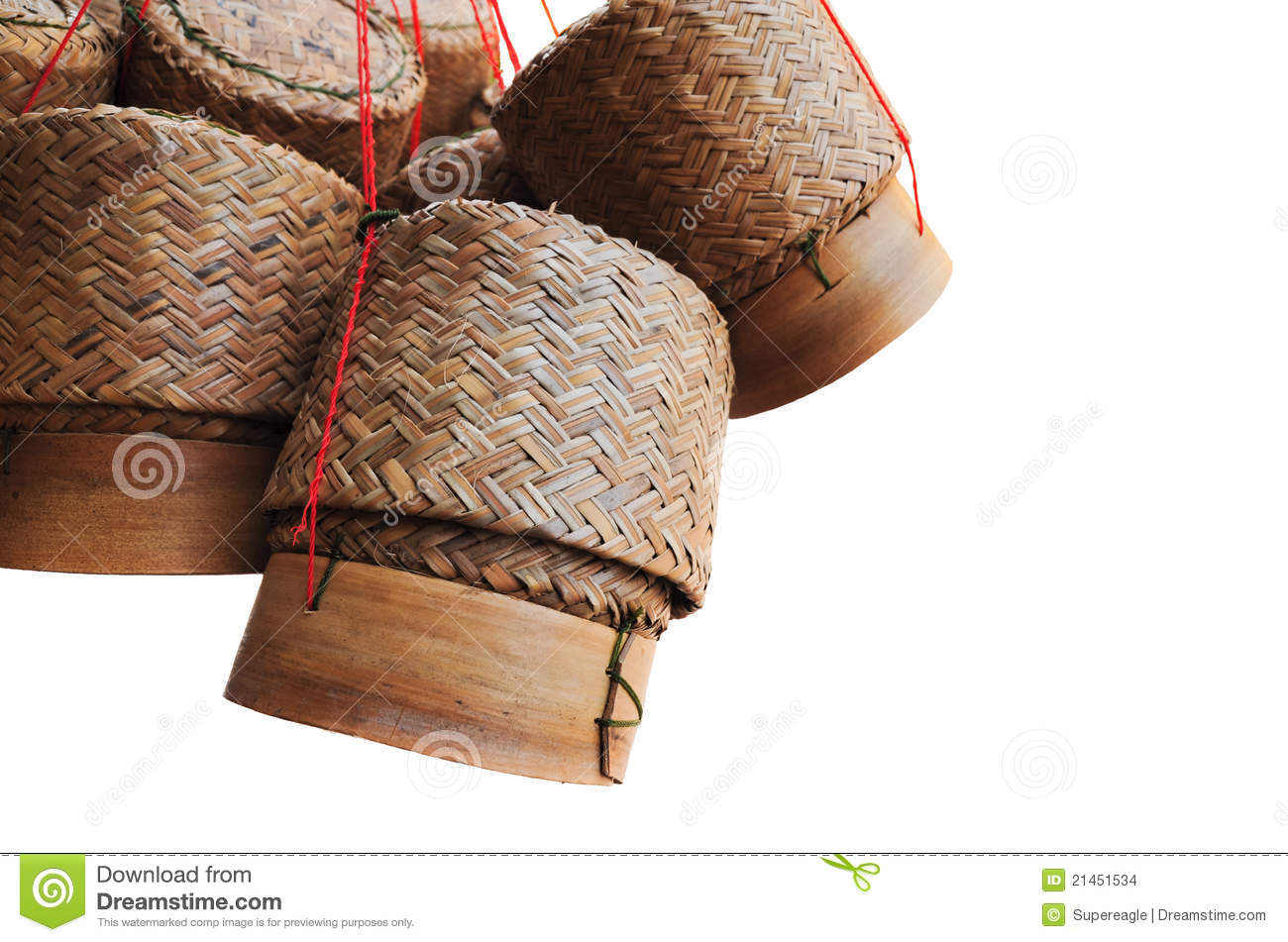 Wooden Rice Box In Thailand Stock Images   Image  21451534