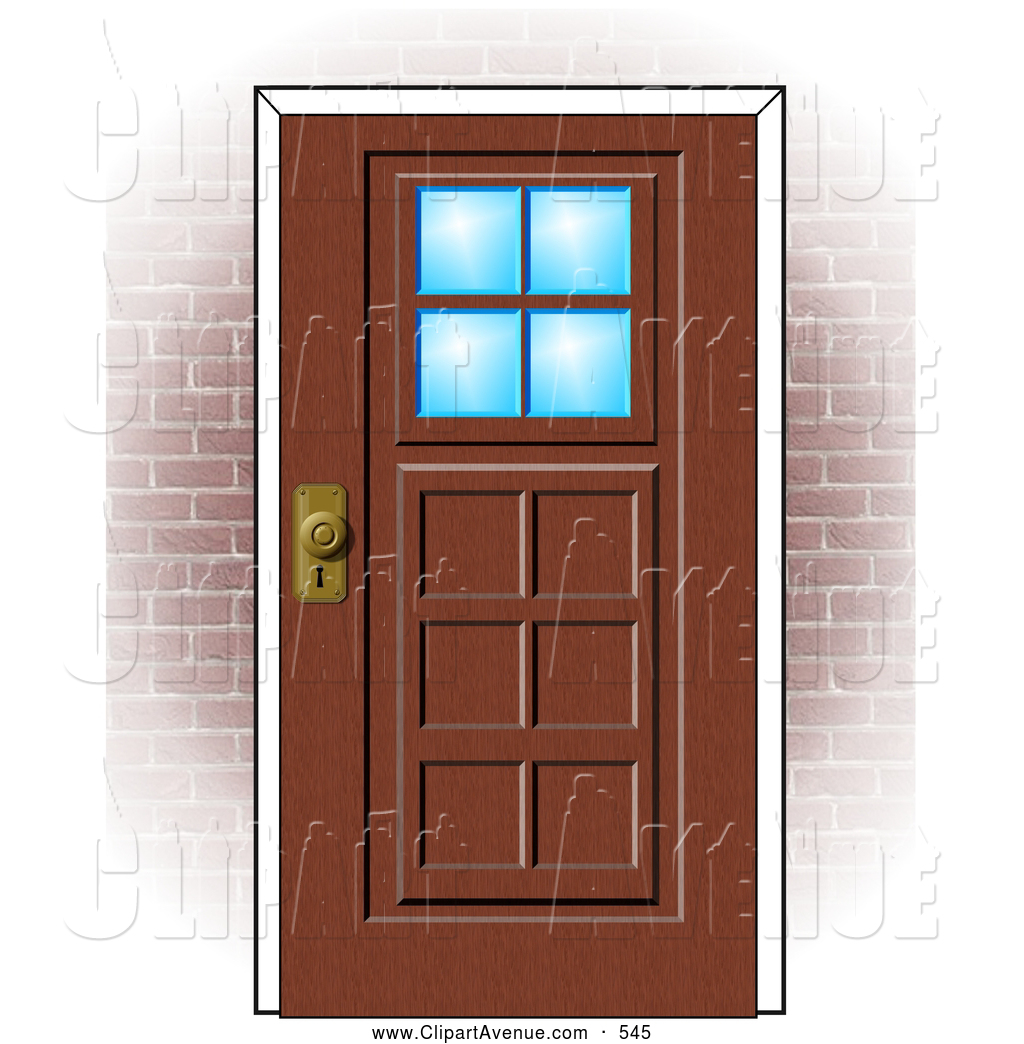 Free Wooden Door Clip Art