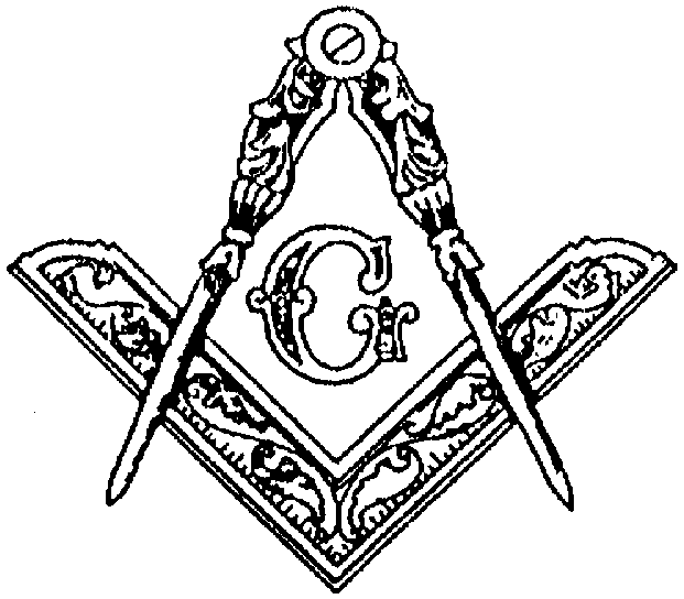 Masonic Clipart And Freemason Symbols   Square And Compasses
