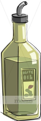 Olive Oil Clipart Ready To Serve A Bottle Of Olive Oil Is Capped With