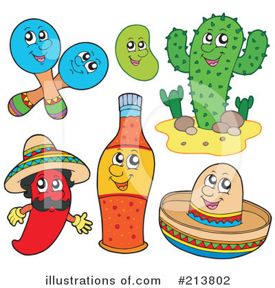 Mexican Clipart  213802 By Visekart   Royalty Free  Rf  Stock