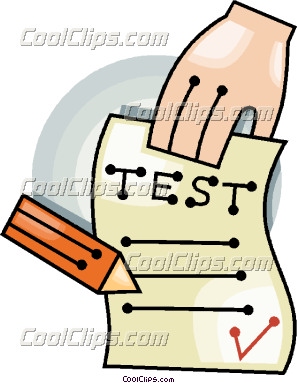 Clip Art School Test Results Clipart