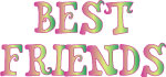 Downloads   Clip Art   Girl Friends Clip Art   Best Friends Banner