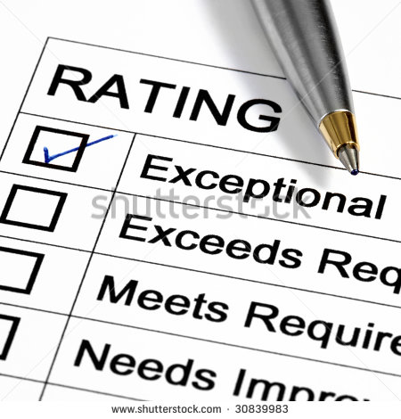 Performance Appraisal Customer Service Rating Business Performance