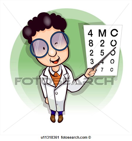 Clipart   Eye Doctor  Fotosearch   Search Clip Art Illustration