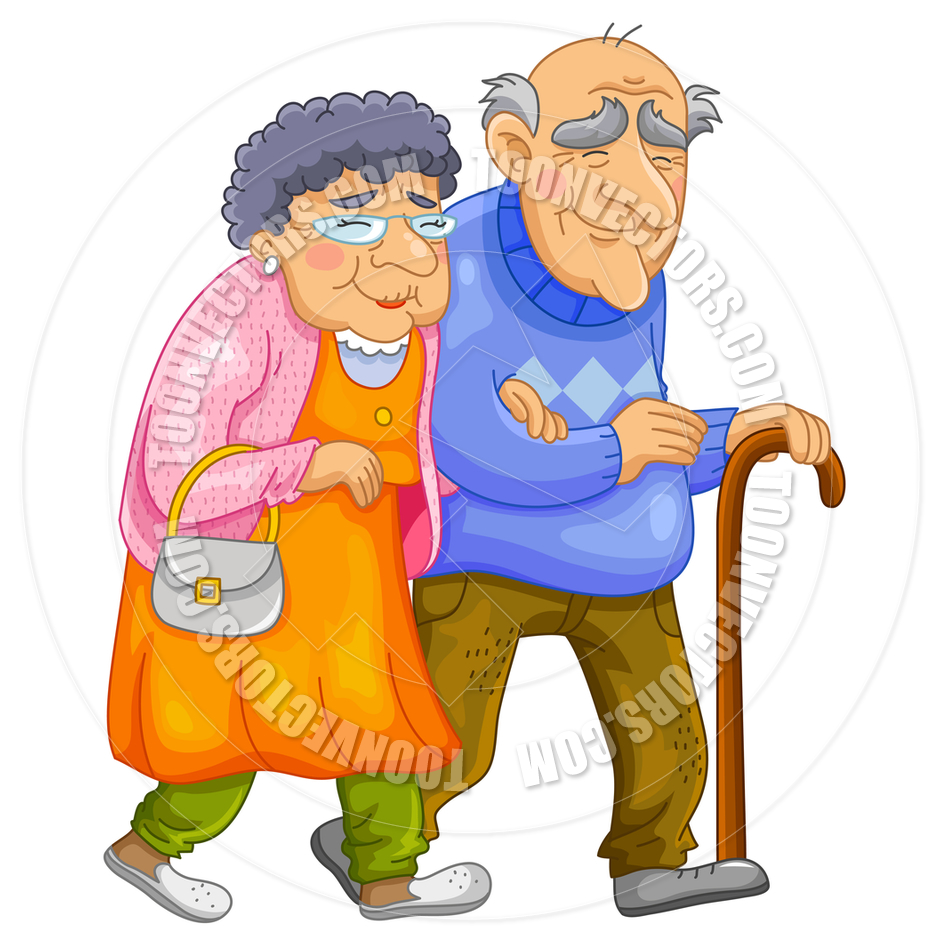 Happy Old Couple By Ayelet Keshet   Toon Vectors Eps  81100