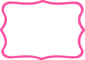 Hot Pink Frame Clip Art At Clker Com   Vector Clip Art Online Royalty