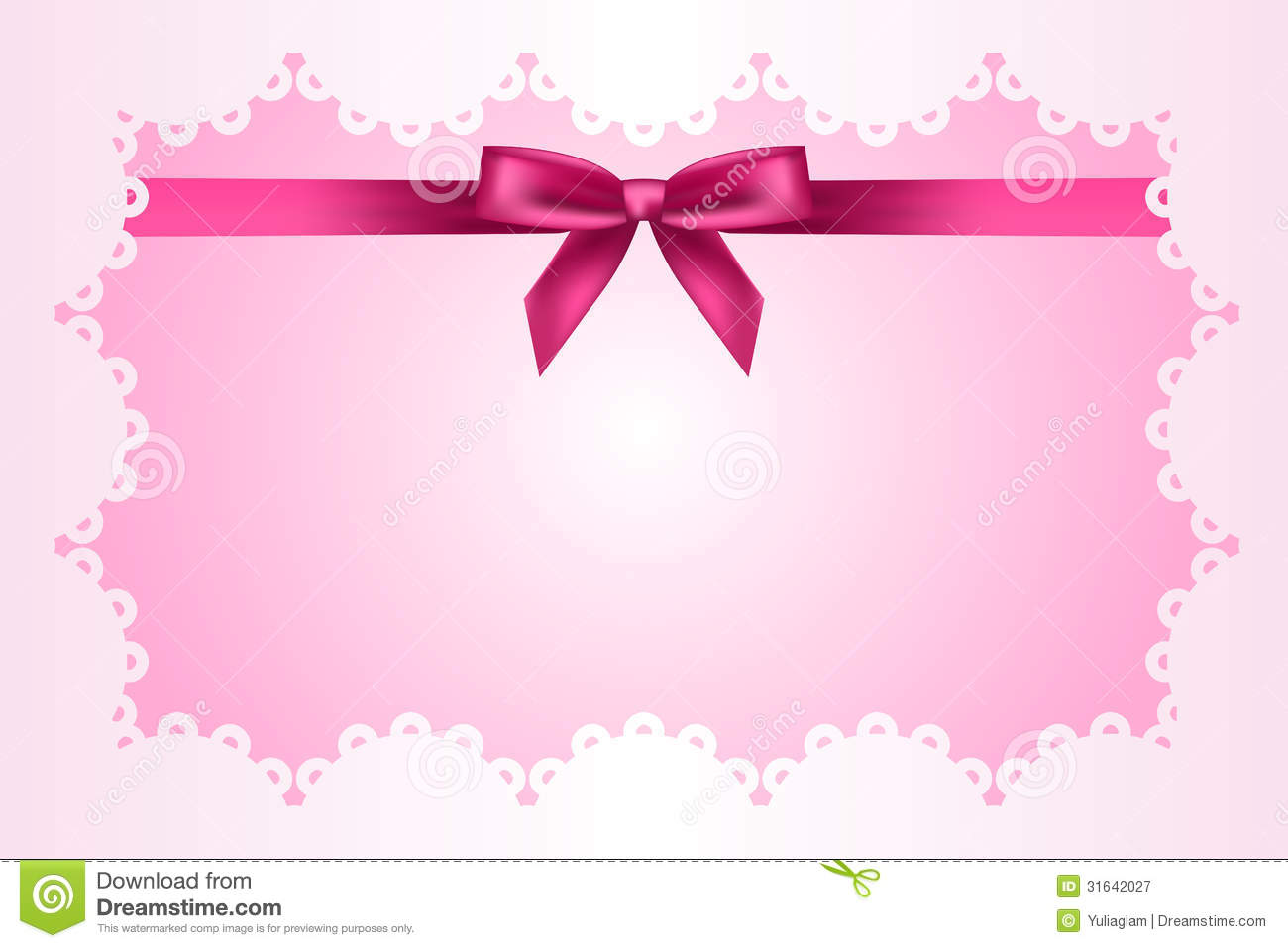Pink Frame Clipart Baby Pink Frame With Lace And
