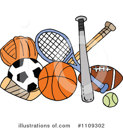 Sports Clipart  1109302   Illustration By Lafftoon