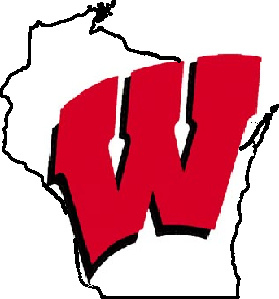 Wisconsin Badgers Outline Logo   University Of Wisconsin  Qu
