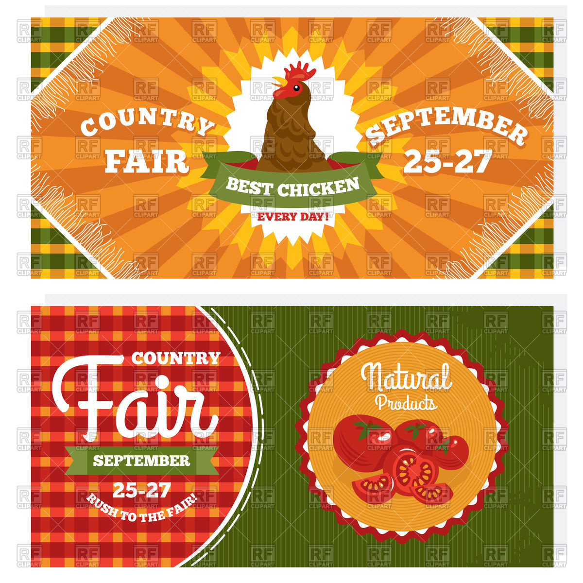 Country Fair Vintage Invitation Cards Design 93695 Download Royalty